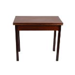 GEORGE III MAHOGANY TEA TABLE