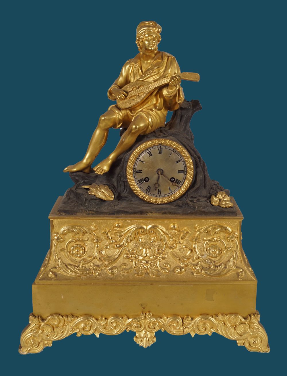 19TH-CENTURY FRENCH ORMOLU CLOCK