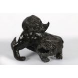 19TH-CENTURY BRONZE KUI DRAGON