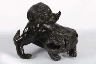 19TH-CENTURY BRONZE KUI DRAGON