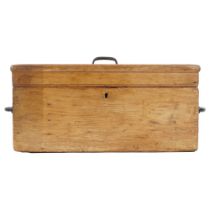 ANTIQUE PINE TOOL TRUNK