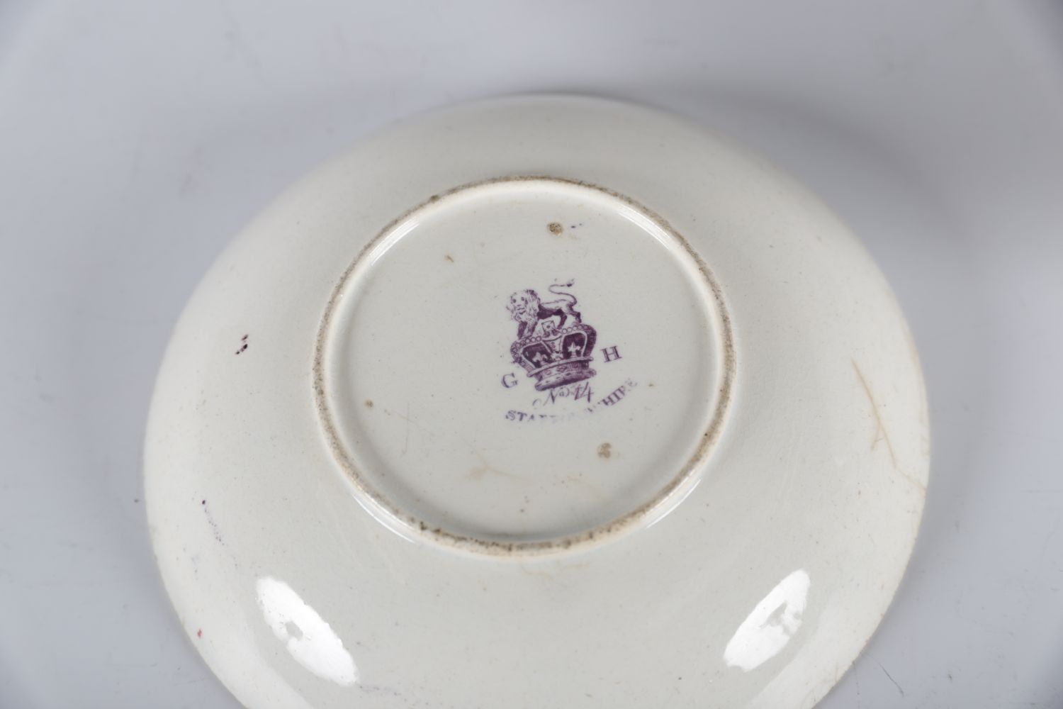 STAFFORDSHIRE TRANSFER WARE CUP & SAUCER - Image 4 of 4
