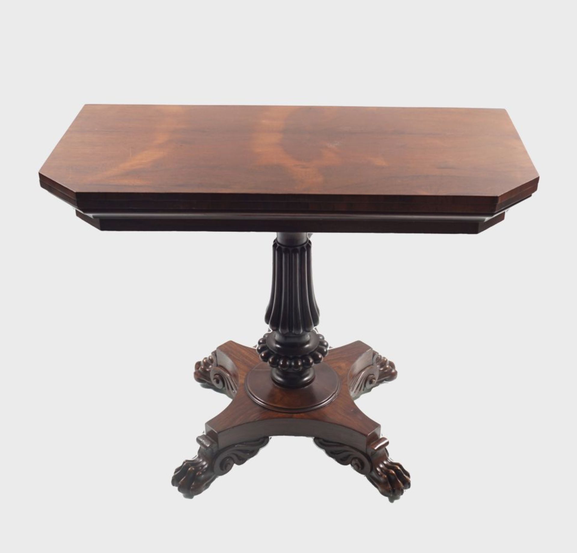 WILLIAM IV ROSEWOOD GAMES TABLE