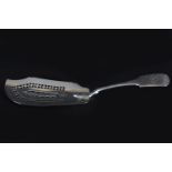 EXETER SILVER MONOGRAMMED FISH SLICE