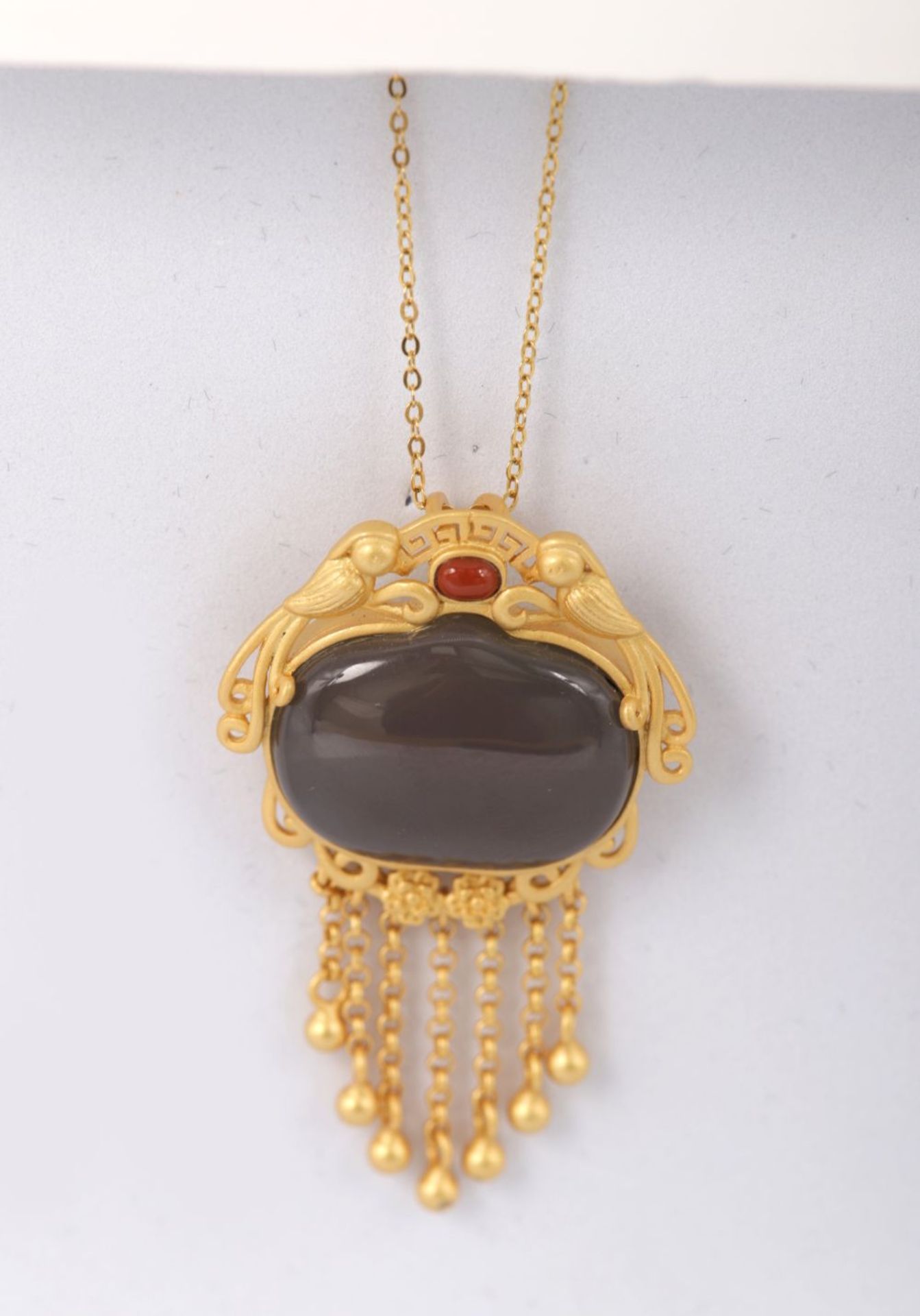 22K GOLD-PLATED SILVER NECKLACE