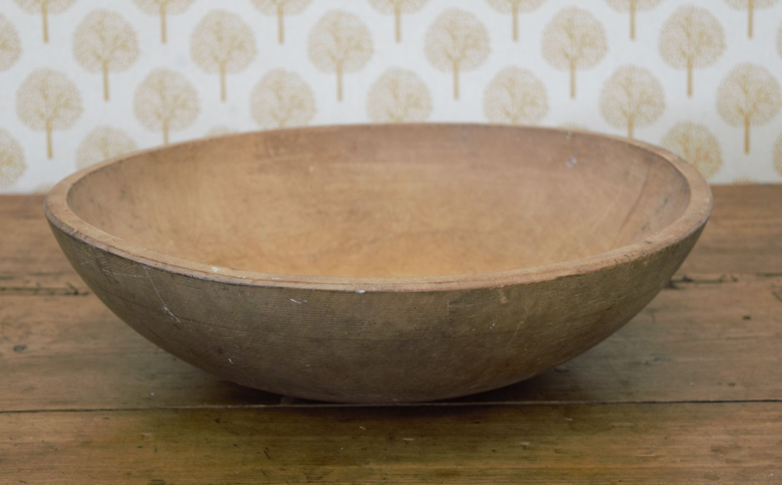19TH-CENTURY SYCAMORE TREEN BUTTER BOWL - Image 2 of 3