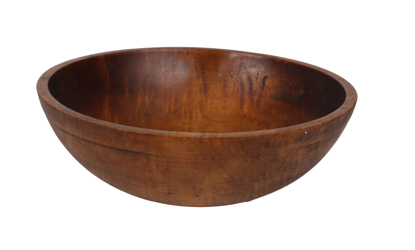 LARGE WOODEN FRUIT BOWL