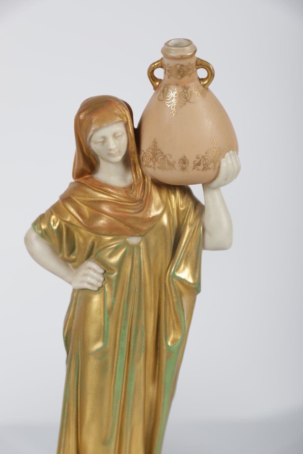 PAIR 19TH-CENTURY ROYAL WORCESTER FIGURES - Image 2 of 3