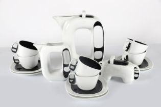 ART DECO PORCELAIN COFFEE SET