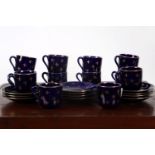 20 PIECE RORSTRAND PORCELAIN COFFEE SET