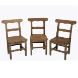 SET OF 3 VERNACULAR CHAIRS