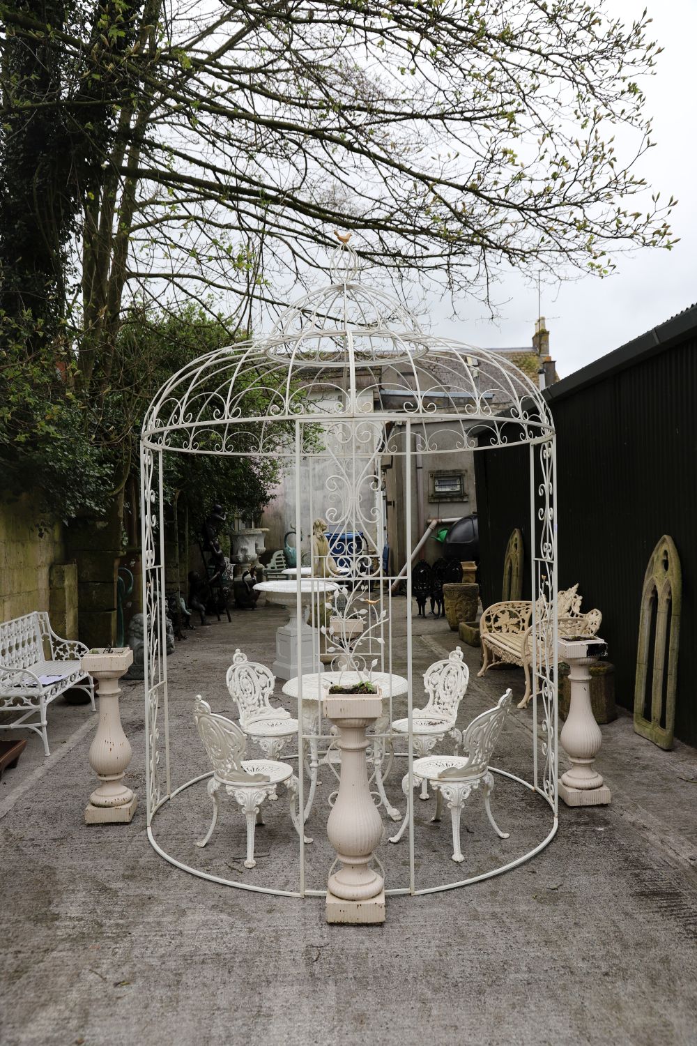 WROUGHT IRON GARDEN GAZEBO