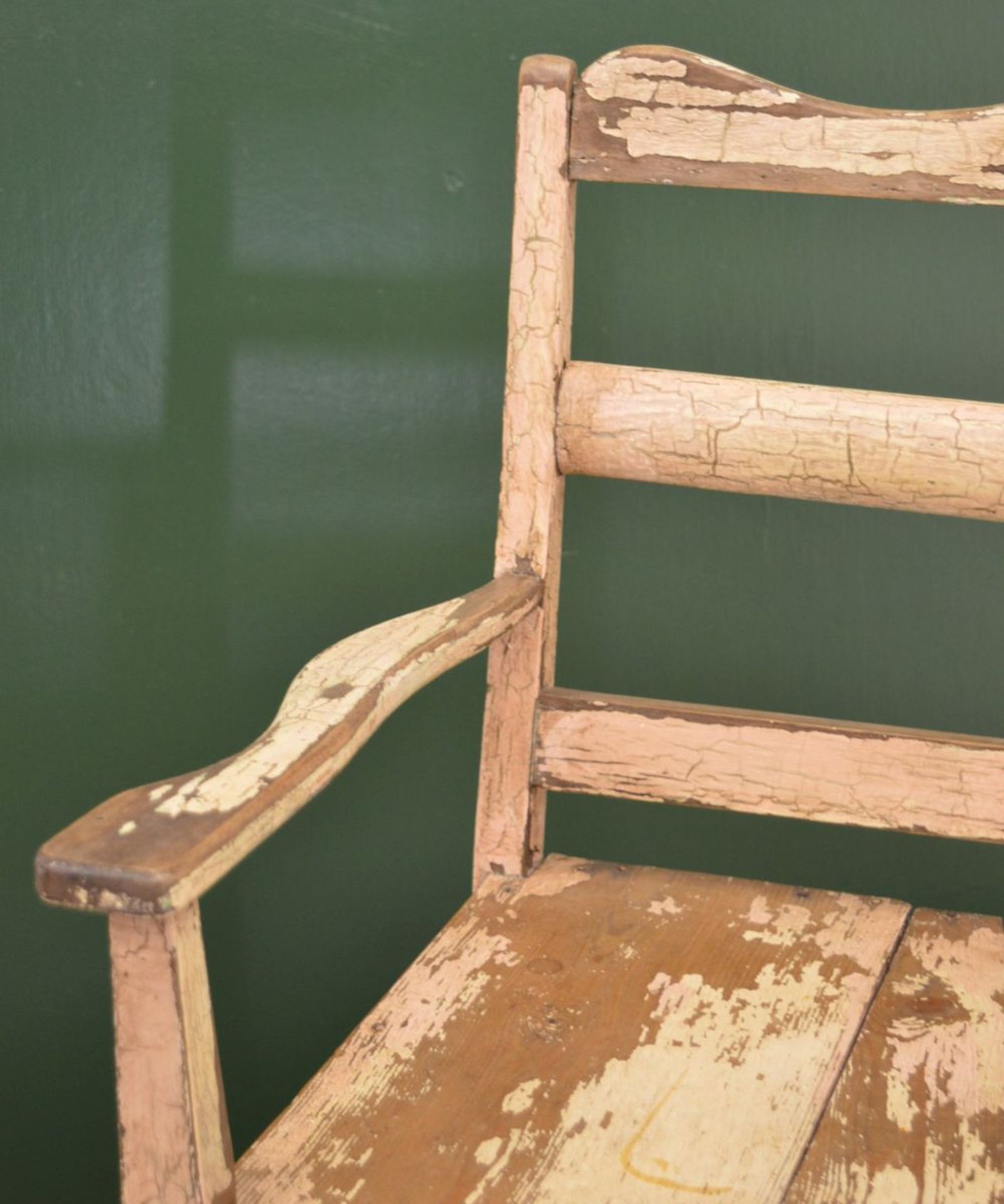 19TH-CENTURY PINE PRIMITIVE CHILD'S CHAIR - Image 3 of 3