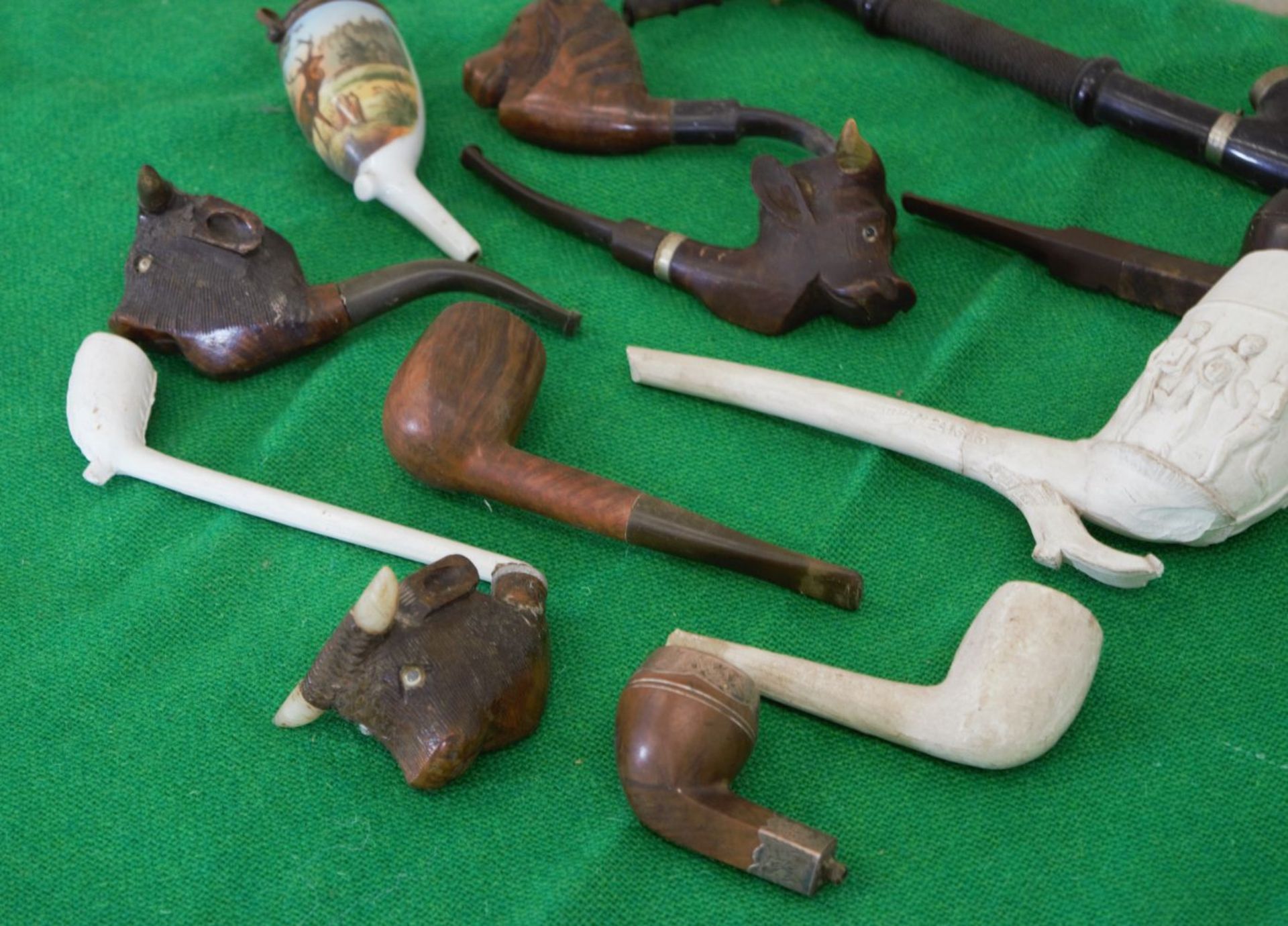 COLLECTION OF 12 TOBACCO PIPES - Image 2 of 3