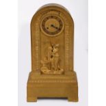 19TH-CENTURY FRENCH EMPIRE MANTLE CLOCK