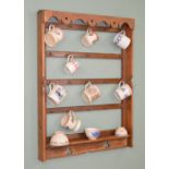 19TH-CENTURY IRISH VERNACULAR MUG RACK