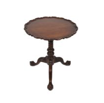 CHIPPENDALE STYLE MAHOGANY TEA TABLE