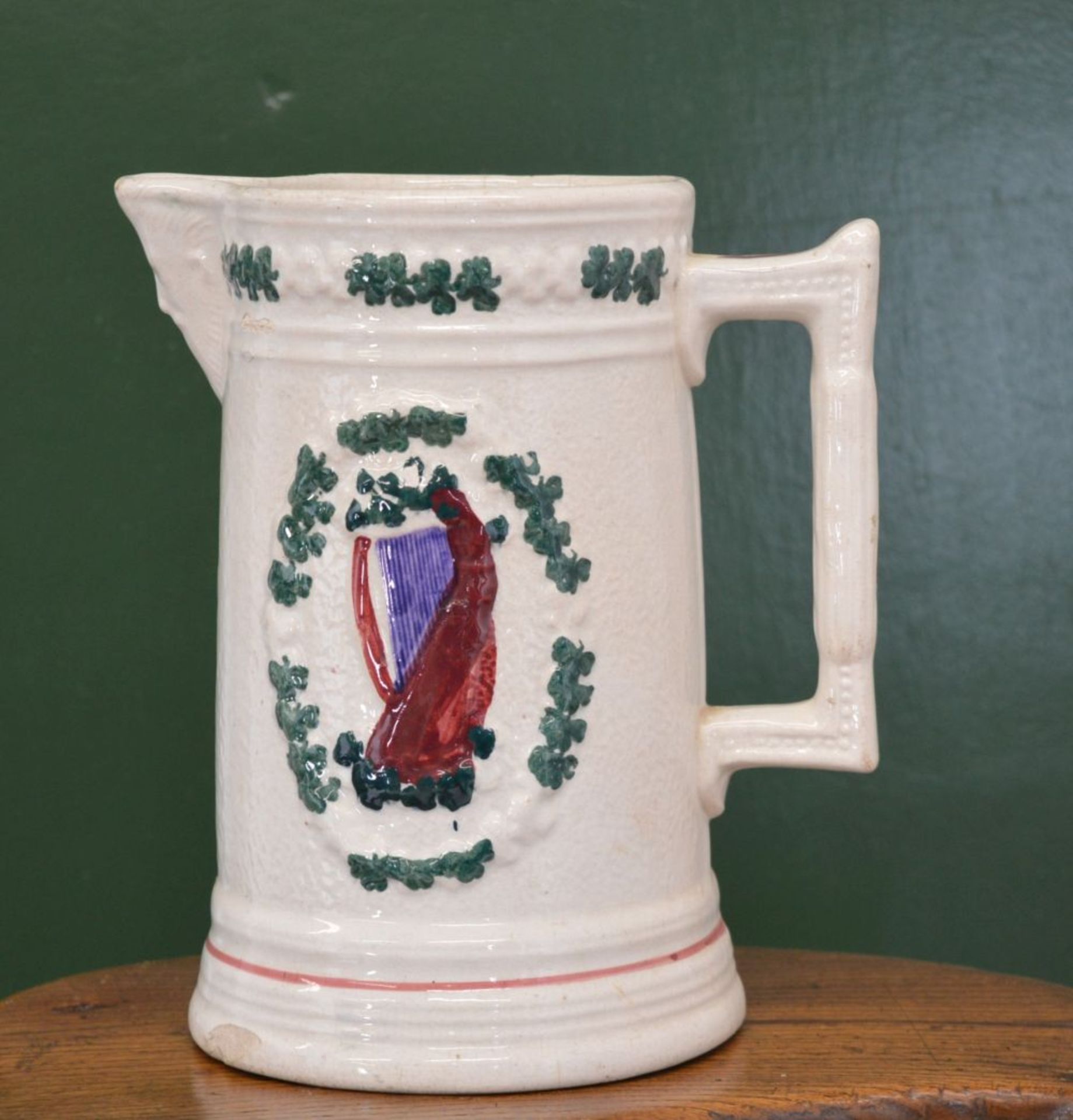 19TH-CENTURY SPONGEWARE JUG