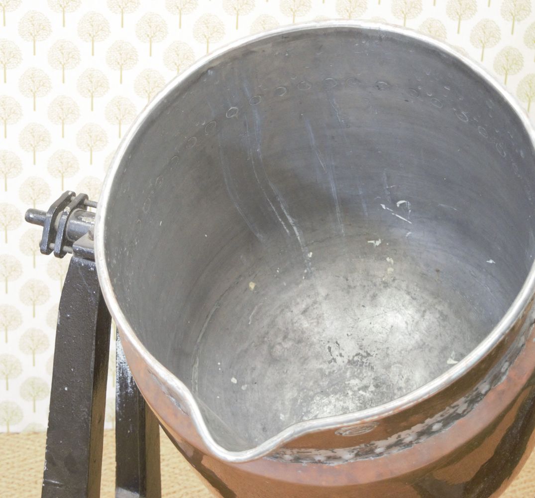 19TH-CENTURY LARGE COPPER SWING TUB - Image 3 of 4