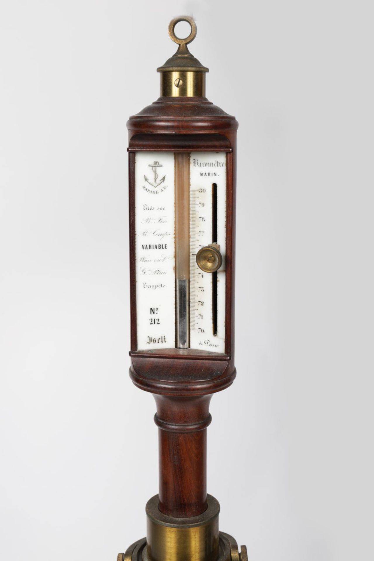 LATE 18TH-CENTURY FRENCH SHIP'S STICK BAROMETER - Image 2 of 4