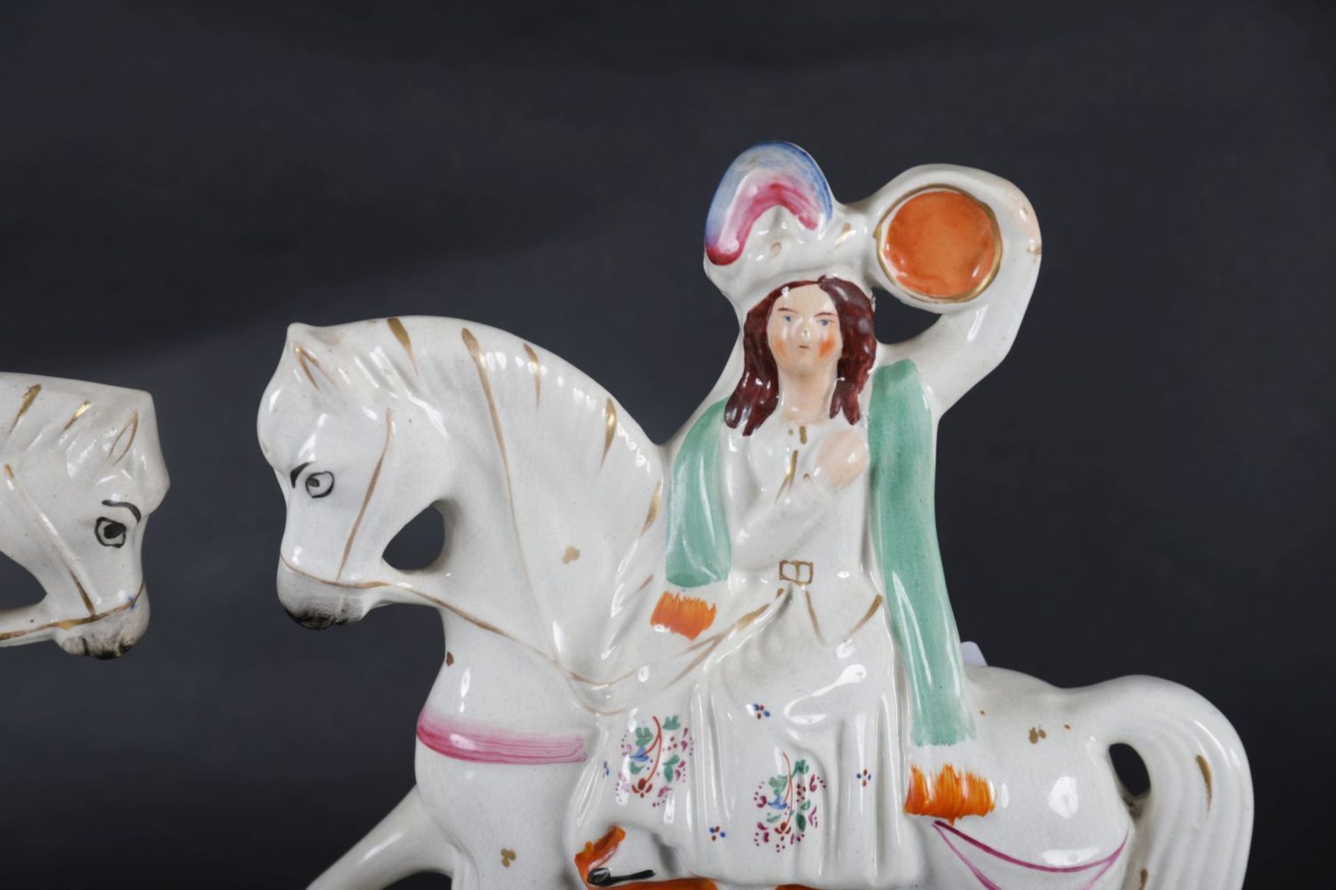 PAIR STAFFORDSHIRE FIGURES - Image 2 of 2