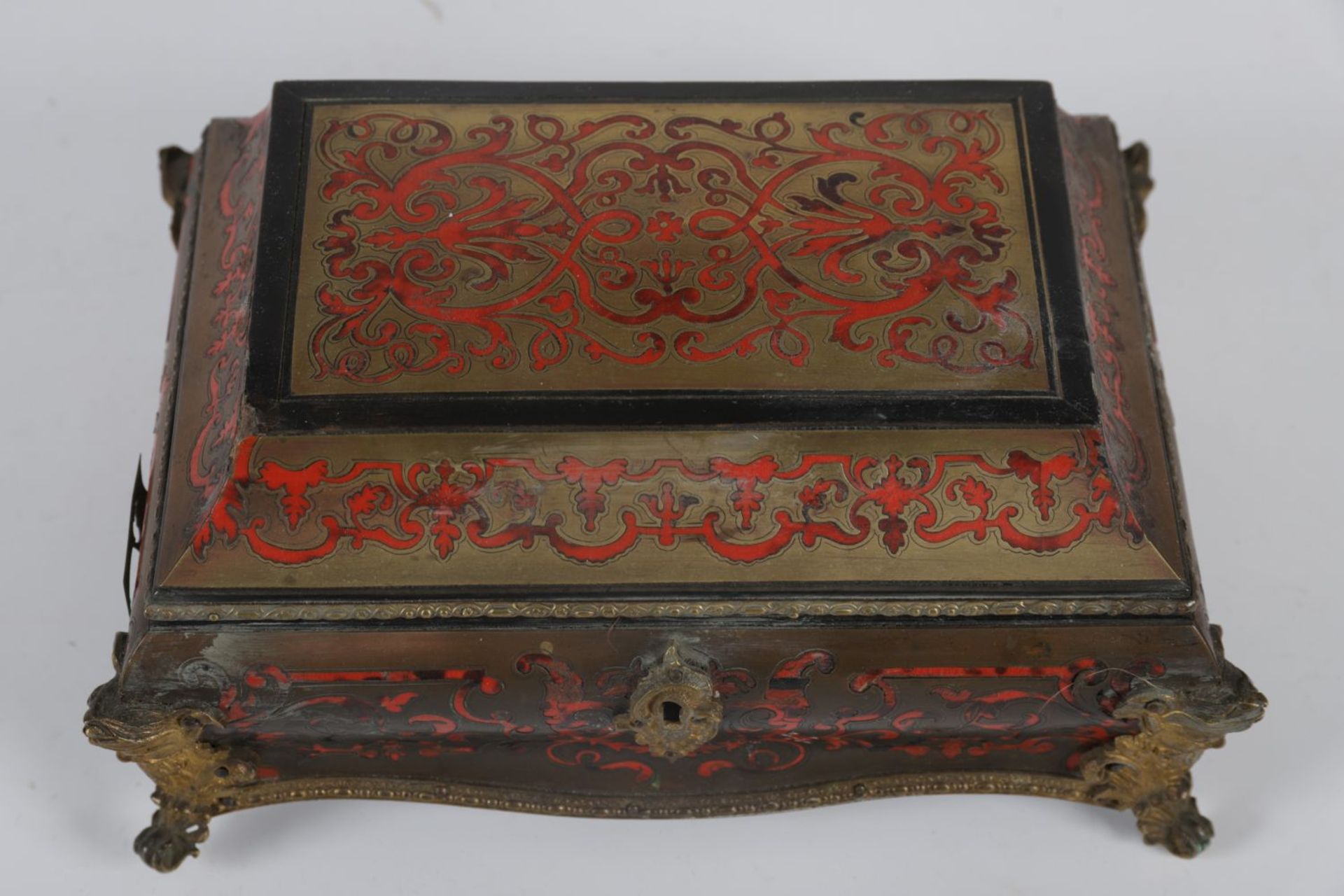 19TH-CENTURY FRENCH BUHL JEWELLERY BOX - Image 2 of 3