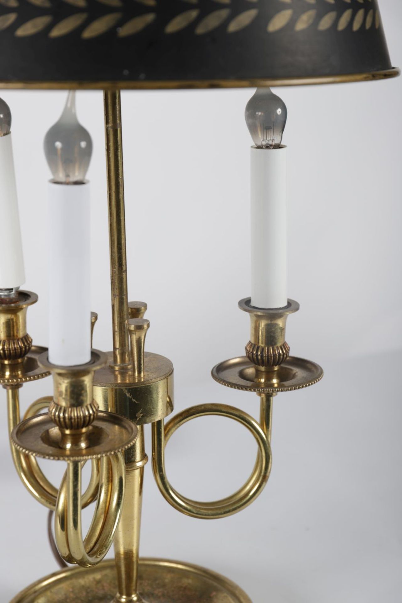 EDWARDIAN BRASS TABLE LAMP - Image 3 of 4