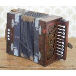 EARLY 20TH-CENTURY BUTTON ACCORDIAN