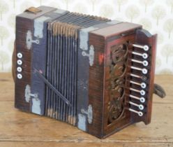 EARLY 20TH-CENTURY BUTTON ACCORDIAN