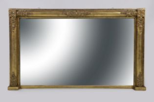 REGENCY GILT FRAMED OVERMANTEL