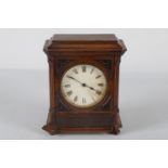 EDWARDIAN WALNUT CASED BRACKET CLOCK