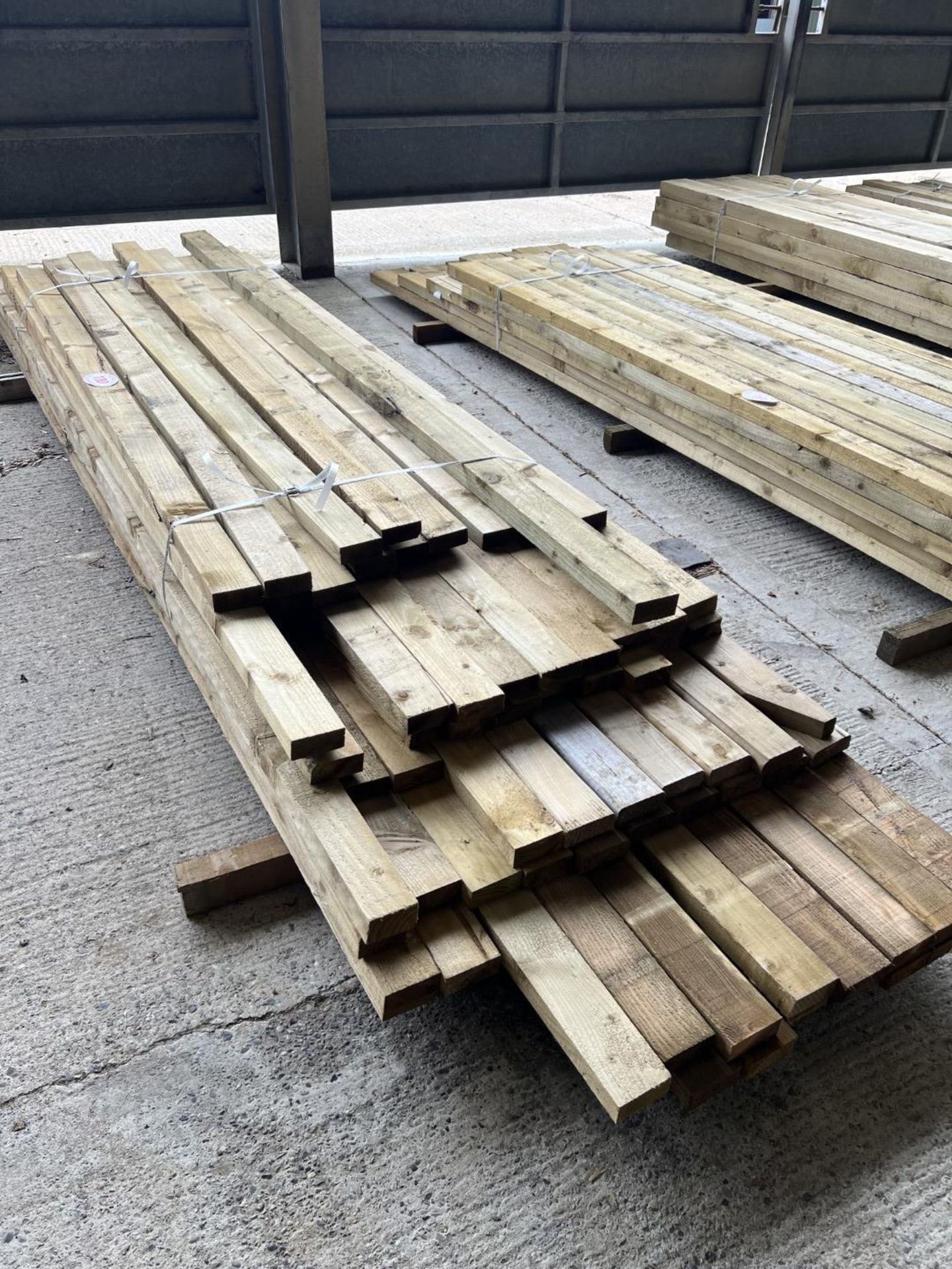 Quantity of Assorted Fence Rails