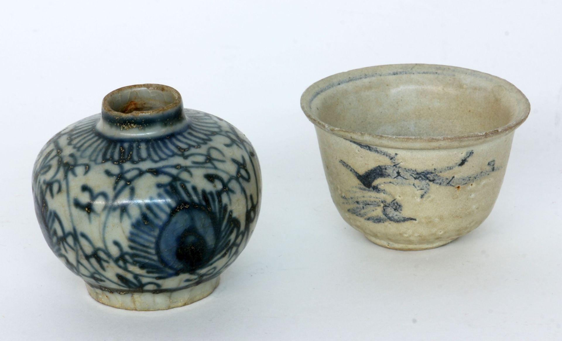 KOPPCHEN UND VASE China, Ming - Bild 2 aus 2