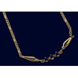 COLLIER 333/000 Gelbgold mit 3