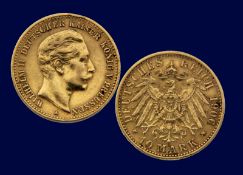 10 MARK GOLDMÜNZE 900/000 Gold. Kaiser