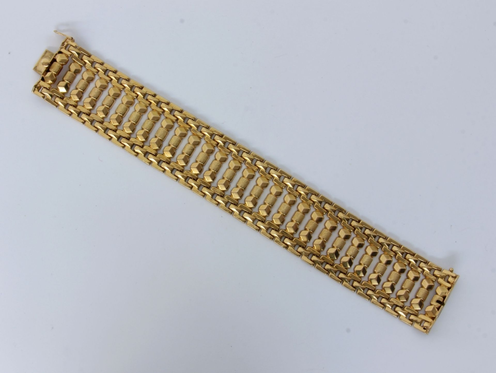 GOLDARMBAND 750/000 Gelbgold. L.19cm, - Image 2 of 2