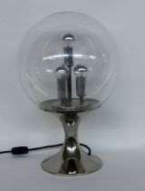 DORIA VINTAGE GLASKUGEL-TISCHLAMPE