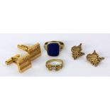 LOT 4 TEILE GOLDSCHMUCK. 333/000