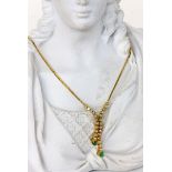 BRILLANT-SMARAGD-COLLIER 750/000