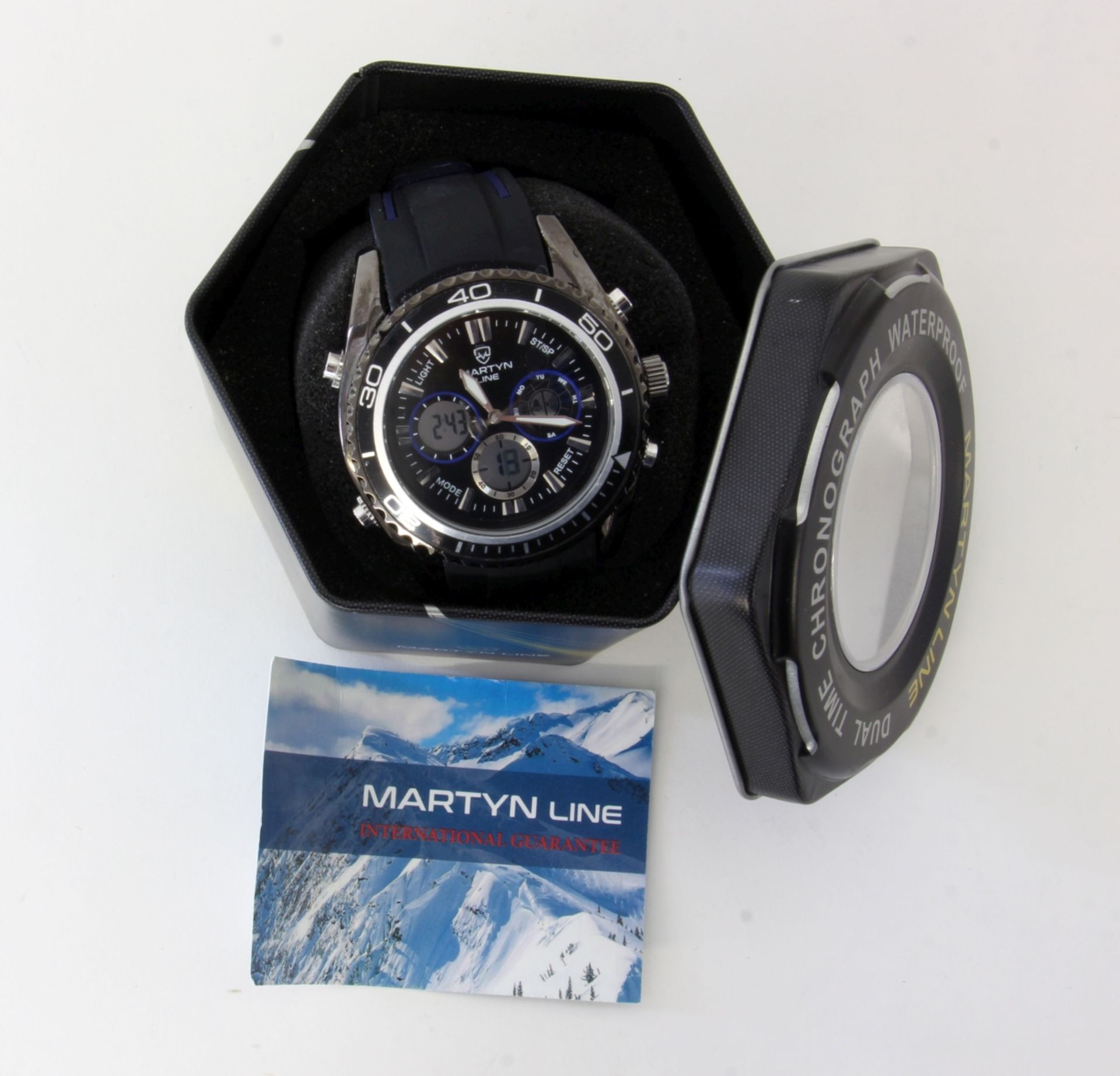 "MARTYN LINE" CHRONOGRAPH. Neuwertig,