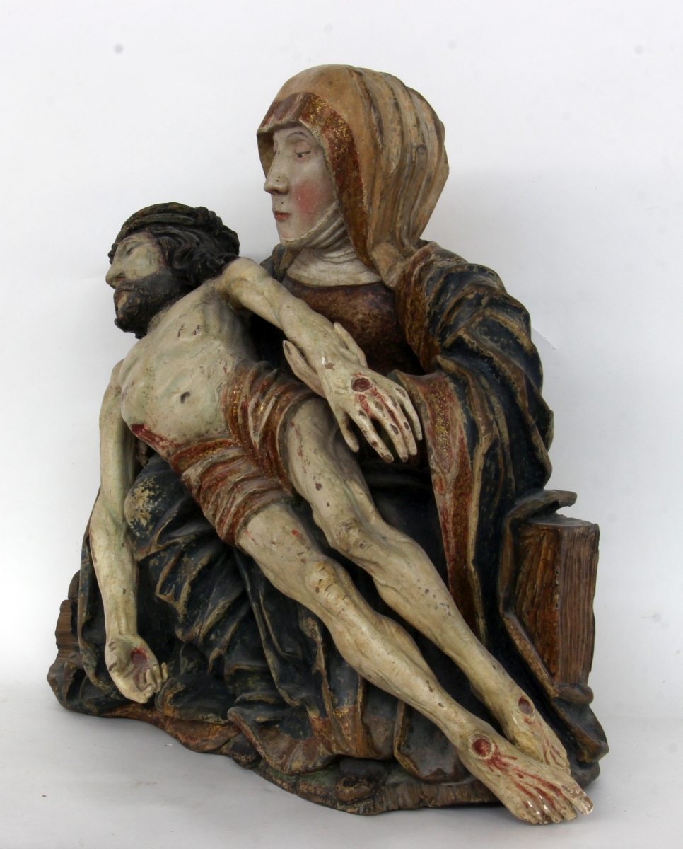 SPÄTGOTISCHE PIETA Süddeutsch um - Image 2 of 5