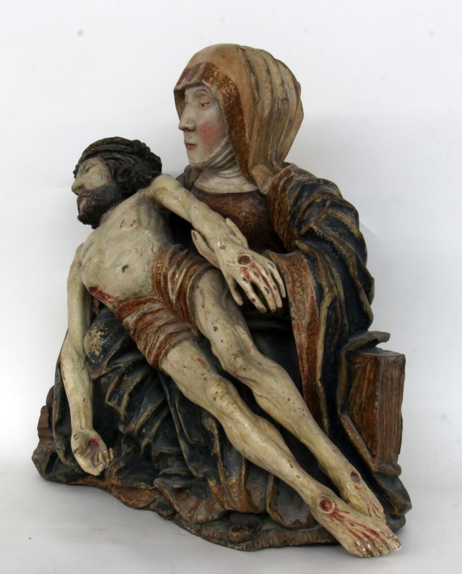 SPÄTGOTISCHE PIETA Süddeutsch um - Bild 2 aus 5