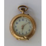 JUGENDSTIL DAMENTASCHENUHR um