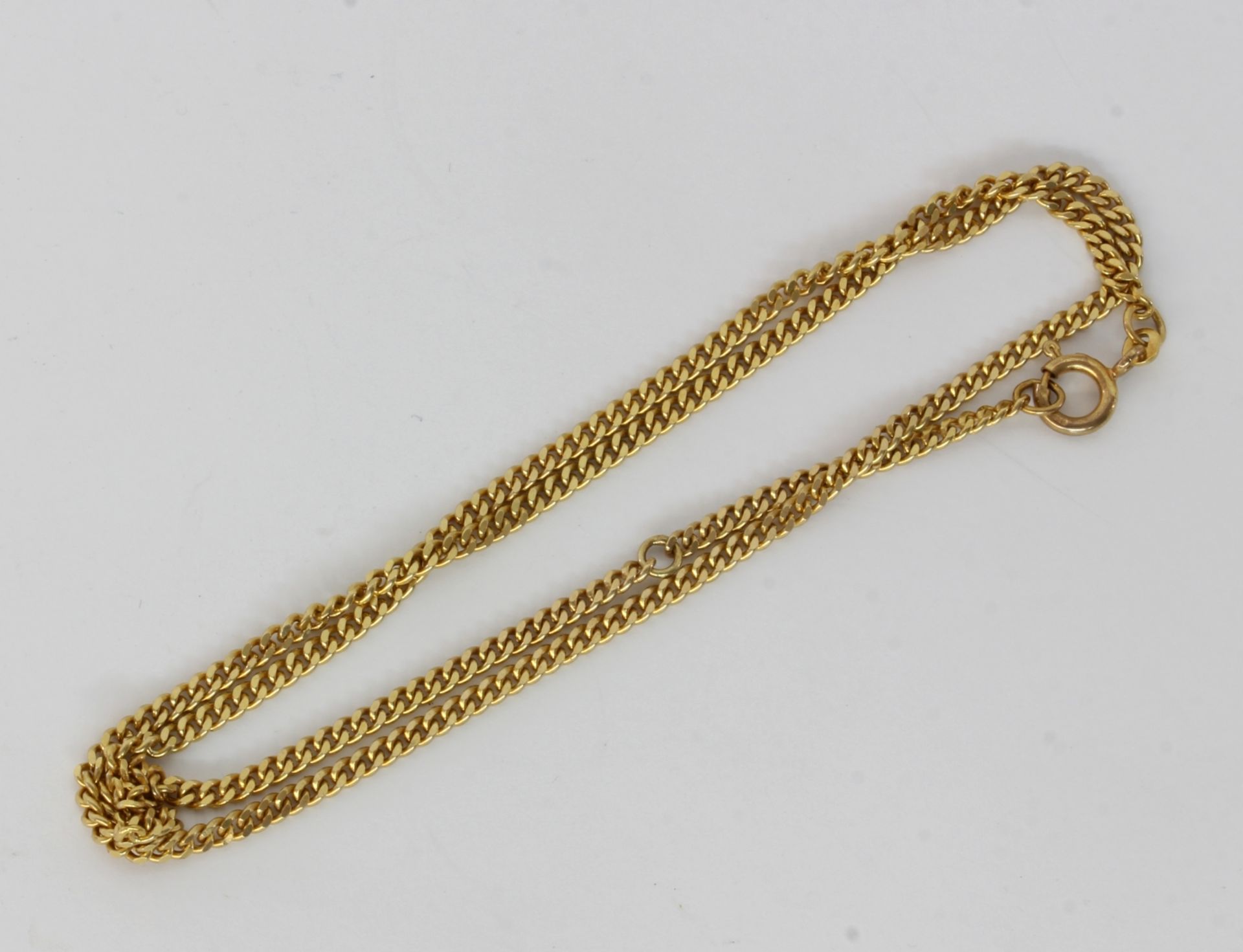 HALSKETTE 585/000 Gelbgold. L.45cm,