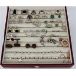 LOT 34 TEILE MODERNER SCHMUCK, meist