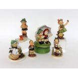 LOT VON 5 HUMMELFIGUREN UND