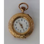 JUGENDSTIL DAMENTASCHENUHR um