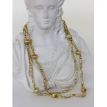 GOLDCOLLIER 750/000 Gelbgold. L.80cm,