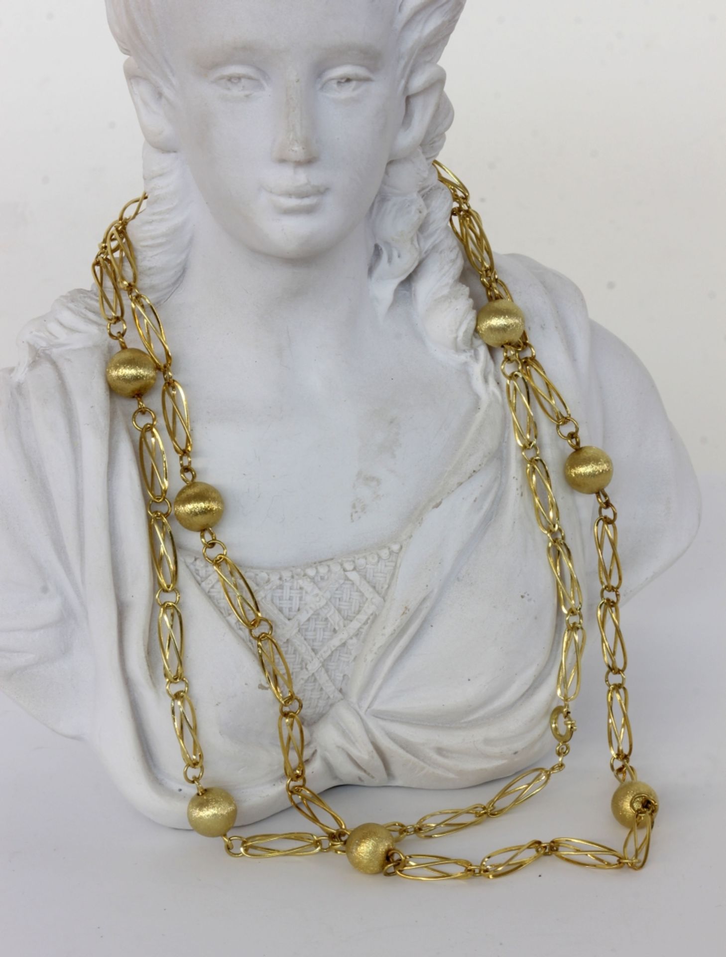 GOLDCOLLIER 750/000 Gelbgold. L.80cm,