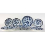 LOT 12 TEILE ZWIEBELMUSTER Meissen,